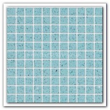 Gulfstone Quartz Aquamarine glitter tiles 2.5x2.5cm