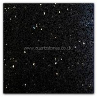 Gulfstone Quartz Black opal glitter tiles 15x15cm