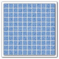 Gulfstone Quartz Classic blue glitter tiles 2.5x2.5cm
