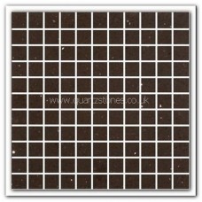 Gulfstone Quartz Mocha brown glitter tiles 2.5x2.5cm
