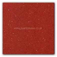 Gulfstone Quartz Ruby red glitter tiles 30x30cm