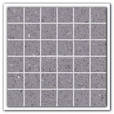 Gulfstone Quartz Silver grey glitter tiles 4.7x4.7cm